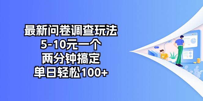 最新问卷调查玩法，510元一个，两分钟搞定，单日轻松100+-AI学习资源网