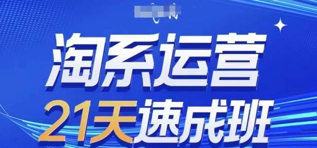 淘系运营21天速成班(更新24年8月)，0基础轻松搞定淘系运营，不做假把式-AI学习资源网