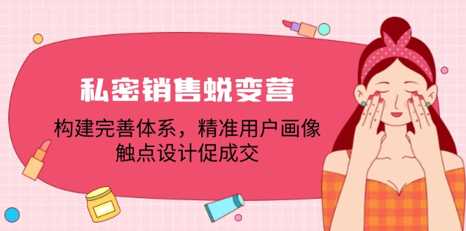 私密销售蜕变营：构建完善体系，精准用户画像，触点设计促成交-AI学习资源网