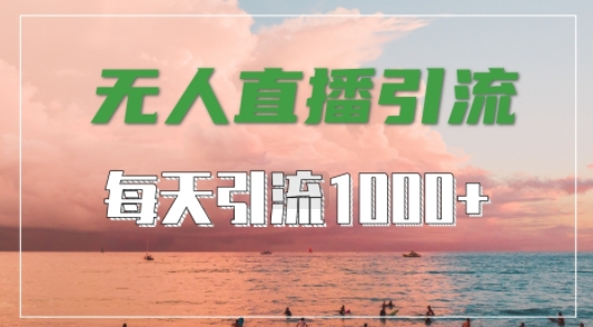 抖音快手视频号全平台通用，无人直播引流法，超暴力引流1000+高质量精准创业粉【揭秘】-AI学习资源网