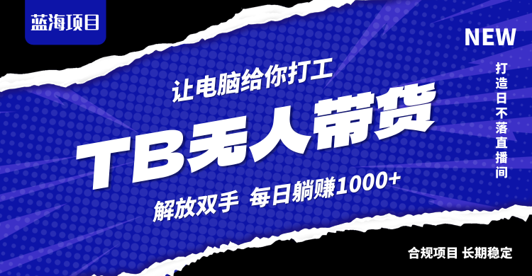 淘宝无人直播最新玩法，不违规不封号，轻松月入3W+-AI学习资源网