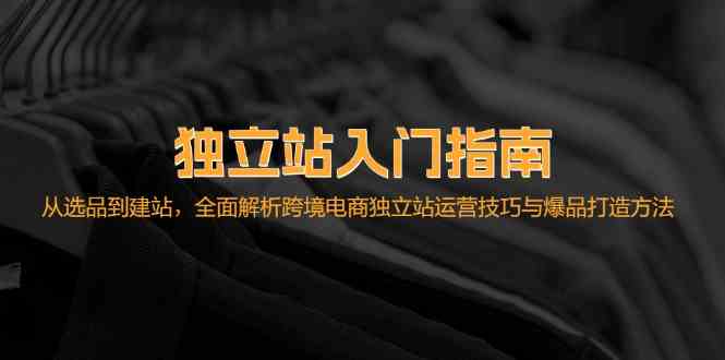 独立站入门指南：从选品到建站，全面解析跨境电商独立站运营技巧与爆品打造方法-AI学习资源网