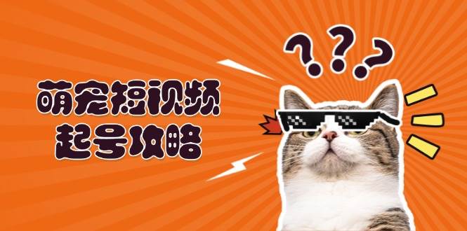 萌宠短视频起号攻略：定位搭建推流全解析，助力新手轻松打造爆款-AI学习资源网