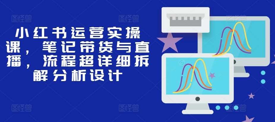 小红书运营实操课，笔记带货与直播，流程超详细拆解分析设计-AI学习资源网