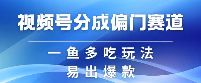 视频号创作者分成计划偏门类目，容易爆流，实拍内容简单易做【揭秘】-AI学习资源网