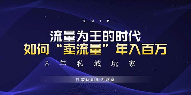 （13433期）未来如何通过“卖流量”年入百万，跨越一切周期绝对蓝海项目-AI学习资源网