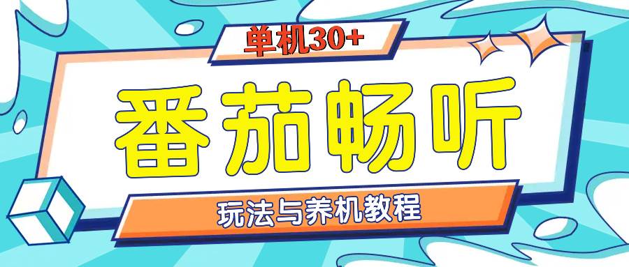 （13571期）番茄畅听全方位教程与玩法：一天单设备日入30+不是问题-AI学习资源网