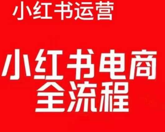 红薯电商实操课，小红书电商全流程-AI学习资源网