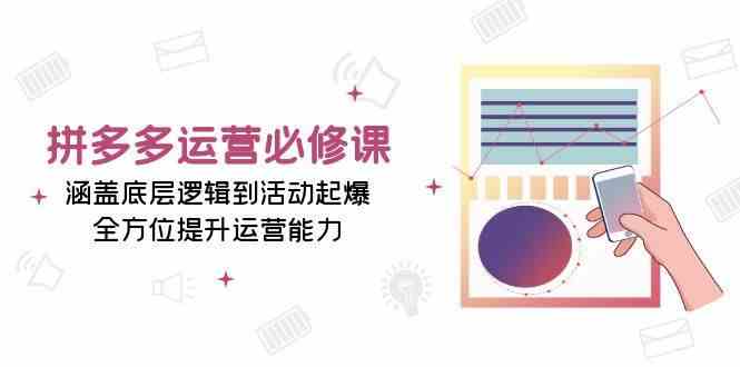 拼多多运营必修课：涵盖底层逻辑到活动起爆，全方位提升运营能力-AI学习资源网