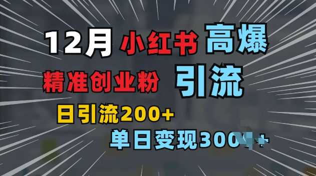 小红书一张图片“引爆”创业粉，单日+200+精准创业粉 可筛选付费意识创业粉【揭秘】-AI学习资源网