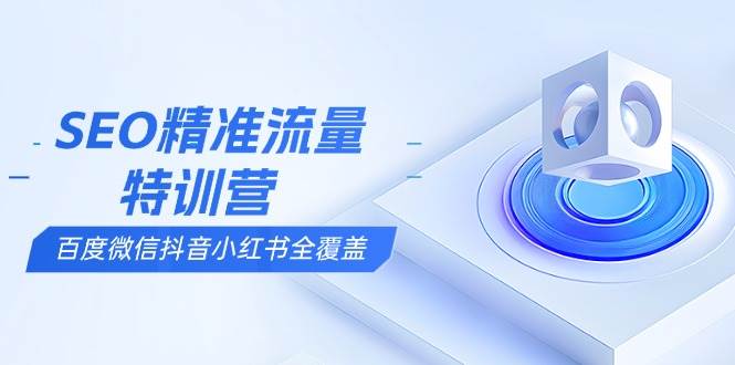 （13851期）SEO精准流量特训营，百度微信抖音小红书全覆盖，带你搞懂搜索优化核心技巧-AI学习资源网