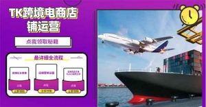 (13951期)2025TK电商选品趋势0到1店铺搭建最全实操讲解,轻松在家把货卖出国-AI学习资源网