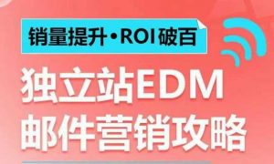 销量提升•ROI破百 独立站EDM邮件营销攻略,如何通过邮件营销每年获得100万美金销售额!-AI学习资源网
