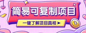 简易可复制的小众项目,每天投入3分钟,单笔可达200+【附操作流程说明】-AI学习资源网