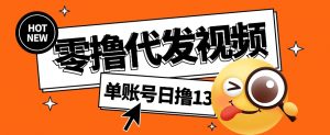 视频代发纯绿色项目,不用剪辑提供素材直接发布,0粉丝也能轻松日入50+-AI学习资源网