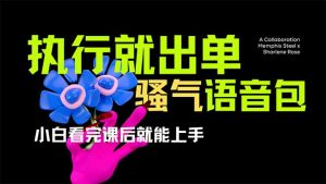 爆火全网的开车导航骚气语音包,只要执行就出单,小白看完课程就能实操…-AI学习资源网