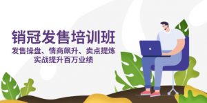 销冠 发售培训班:发售 操盘+情商 飙升+卖点 提炼,实战提升百万业绩-AI学习资源网