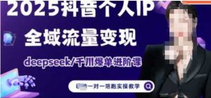 2025个人IP短视频带货(进阶版)全域流量变现,deepseek千川爆单进阶课-AI学习资源网