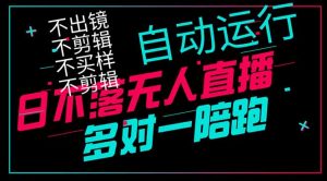 日不落无人直播、让你赚到手软,不出镜 不剪辑 不囤货  不买样日赚1000…-AI学习资源网