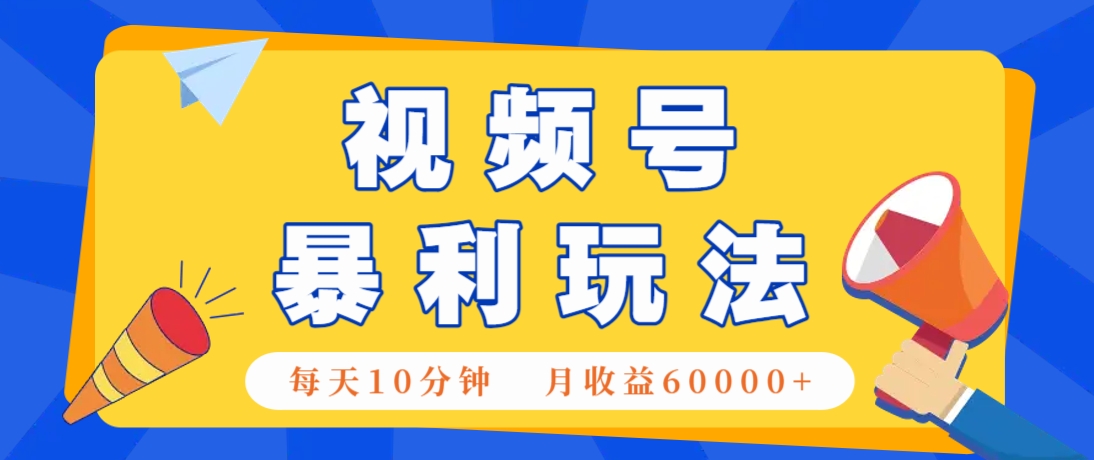 视频号AI赚钱法，每天只需10分钟，月入6万+！(超详细拆解)-AI学习资源网