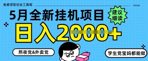 5月最新挂G项目8.0玩法，纯手机操作，稳稳日入1k+【揭秘】-AI学习资源网