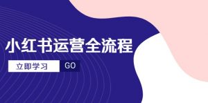 小红书运营全流程，爆款选题文案，视频制作技巧，进阶达人宝典-AI学习资源网