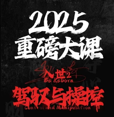 2025重磅大课，入世2，驾驭与控制-AI学习资源网