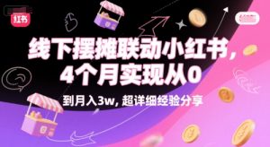 线下摆摊联动小红书,4 个月实现从 0 到月入3w,超详细经验分享-AI学习资源网