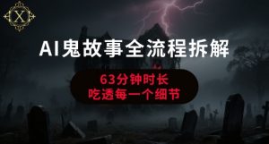 AI鬼故事从0到1全流程拆解,非常详细,全是干货-AI学习资源网