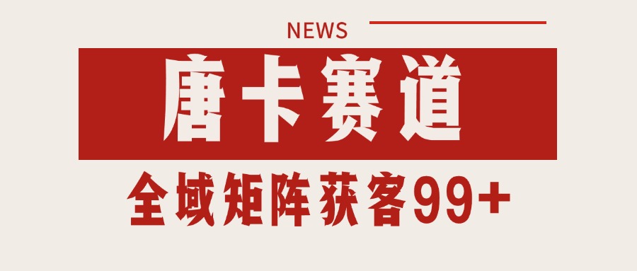唐卡赛道私域引流获客 自热矩阵SOP日引流99+精准客资-AI学习资源网