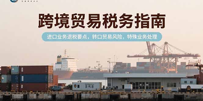 跨境贸易税务指南，进口业务退税要点，转口贸易风险，特殊业务处理-AI学习资源网