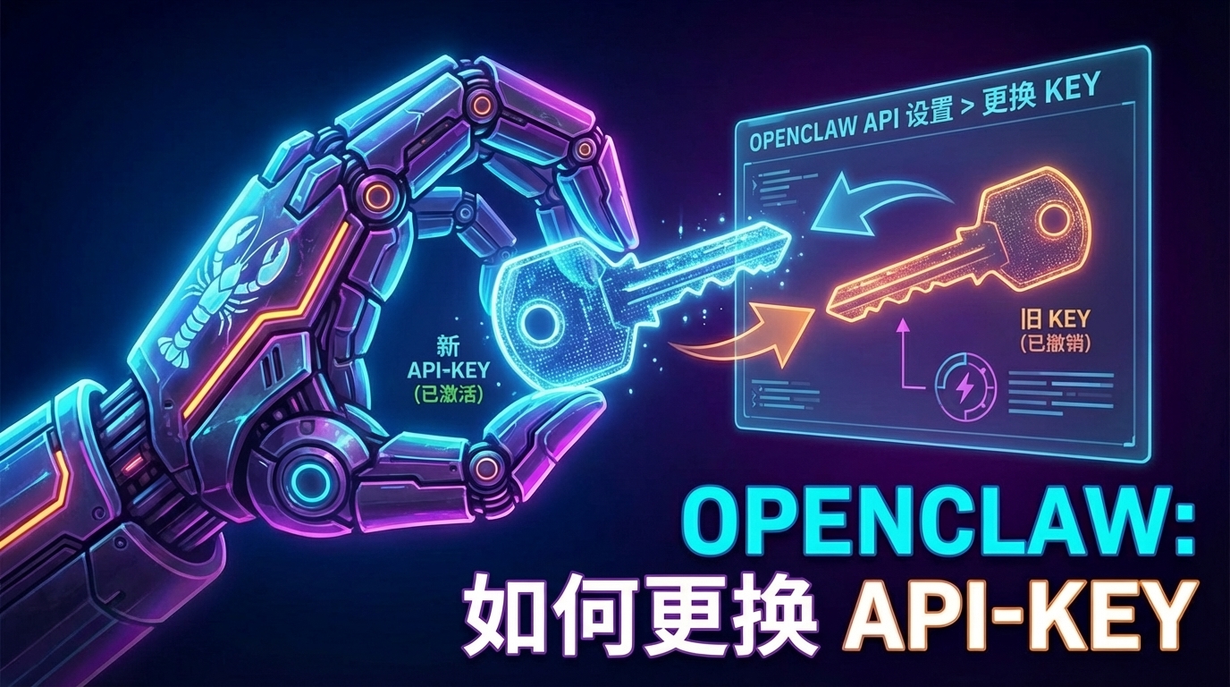 OpenClaw更改API-key教程-AI学习资源网