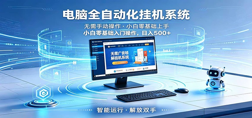 智能广告挂机无需值守，小白上手轻松实现每日增收-AI学习资源网