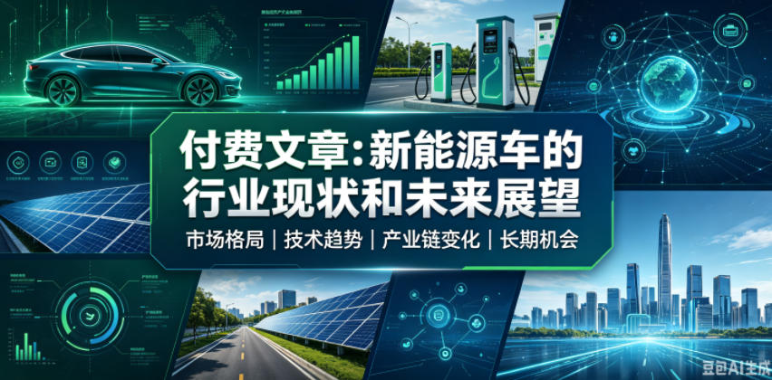 付费文章:新能原车的行业现状和未来展望-AI学习资源网