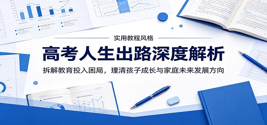高考人生出路深度解析：拆解教育投入困局，理清孩子成长与家庭未来发展方向-AI学习资源网