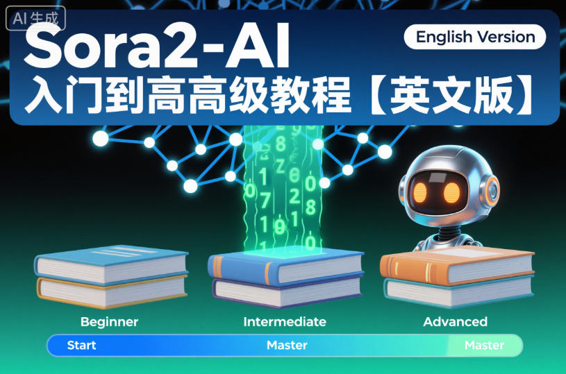 Sora2-AI入门到高级教程【英文版】-AI学习资源网
