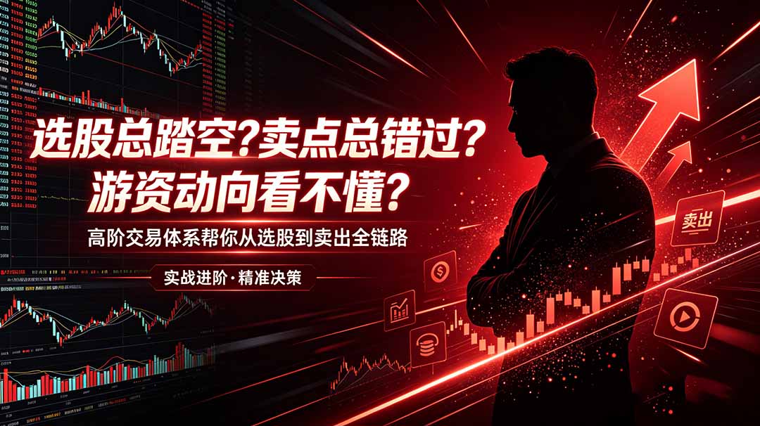 选股总踏空?卖点总错过?游资动向看不懂?高阶交易体系帮你从选股到卖出全链路(更新6月-AI学习资源网