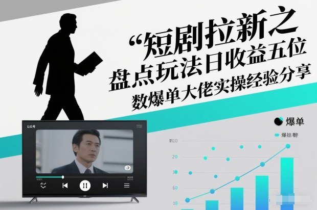 短剧拉新之盘点玩法日收益五位数爆单大佬实操经验分享-AI学习资源网