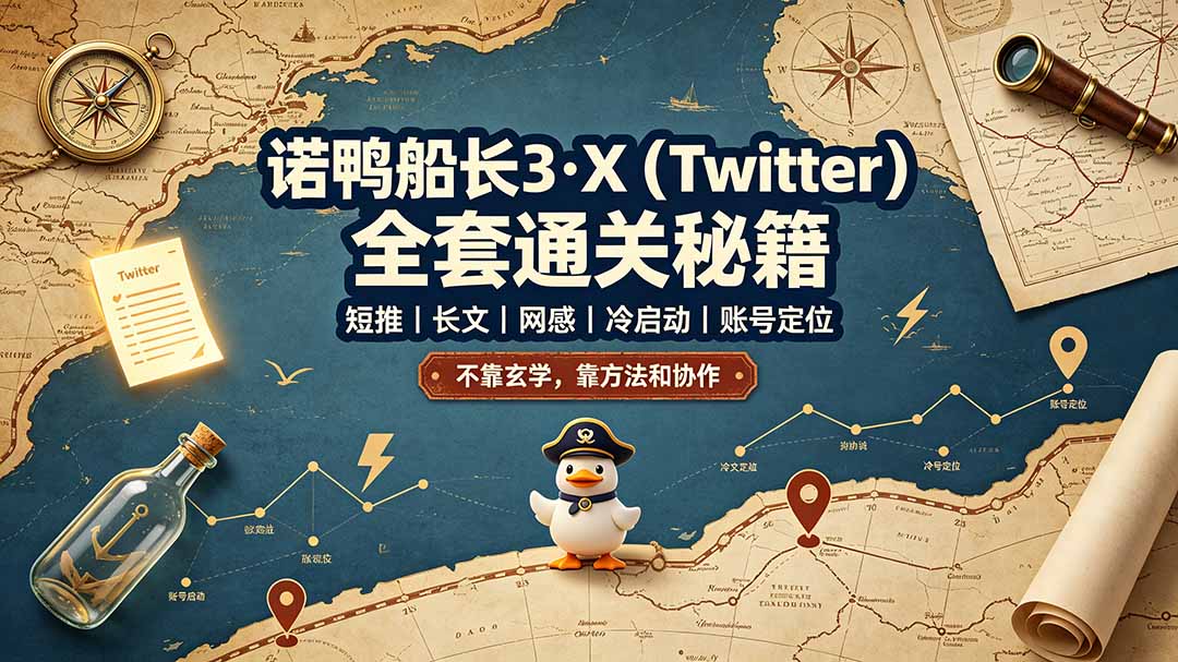 诺鸭船长3·X(Twitter-AI学习资源网