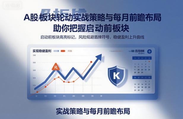 A股板块轮动实战策略与每月前瞻布局，助你把握启动前板块，规避风险，实现稳健盈利-AI学习资源网
