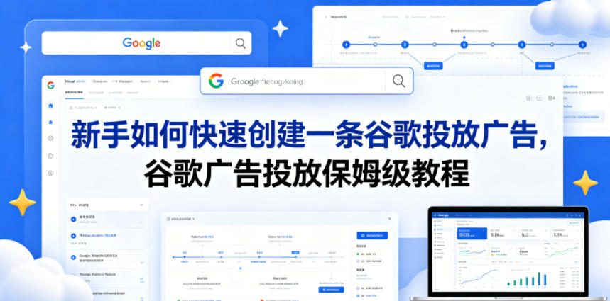 新手如何快速创建一条谷歌投放广告，谷歌广告投放保姆级教程-AI学习资源网