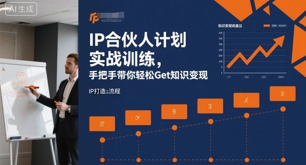 IP合伙人计划实战训练，手把手带你轻松Get知识变现-AI学习资源网