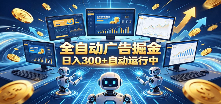 自动广告G机,日入300+,正规平台,广告浏览获益,时间自由,适合各类人群日常增收-AI学习资源网