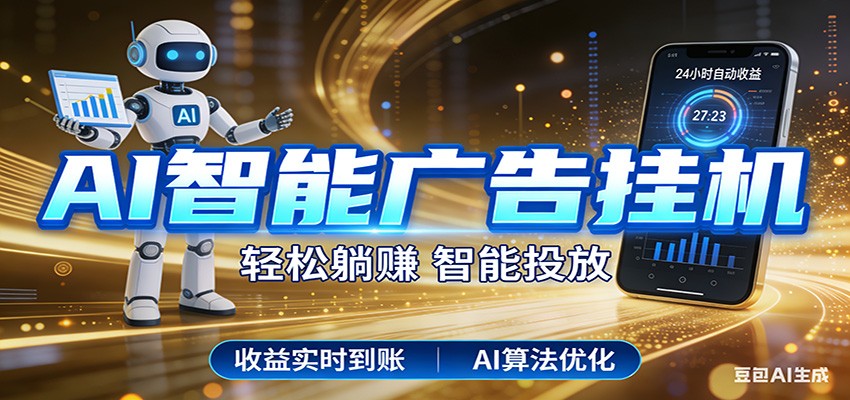 智能广告挂机新时代,利用碎片化时间实现稳定被动收益,AI帮你持续盈利-AI学习资源网