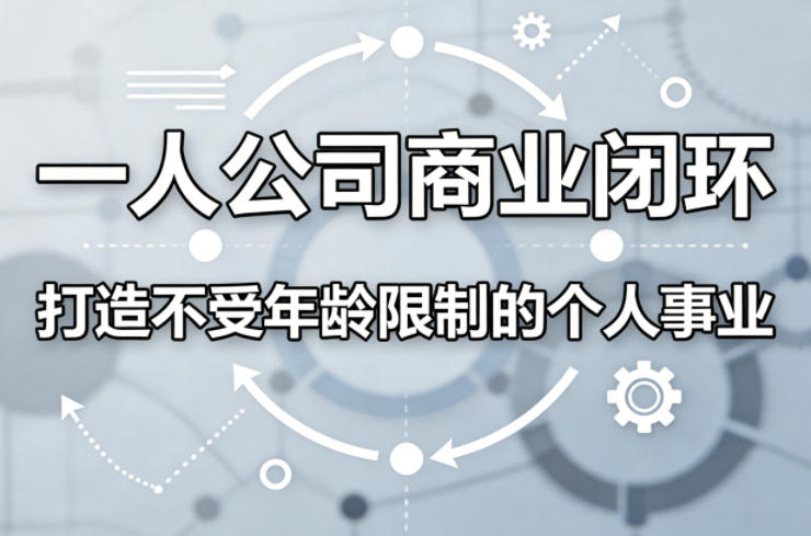 一人公司商业闭环，打造一份不受年龄限制的个人事业-AI学习资源网