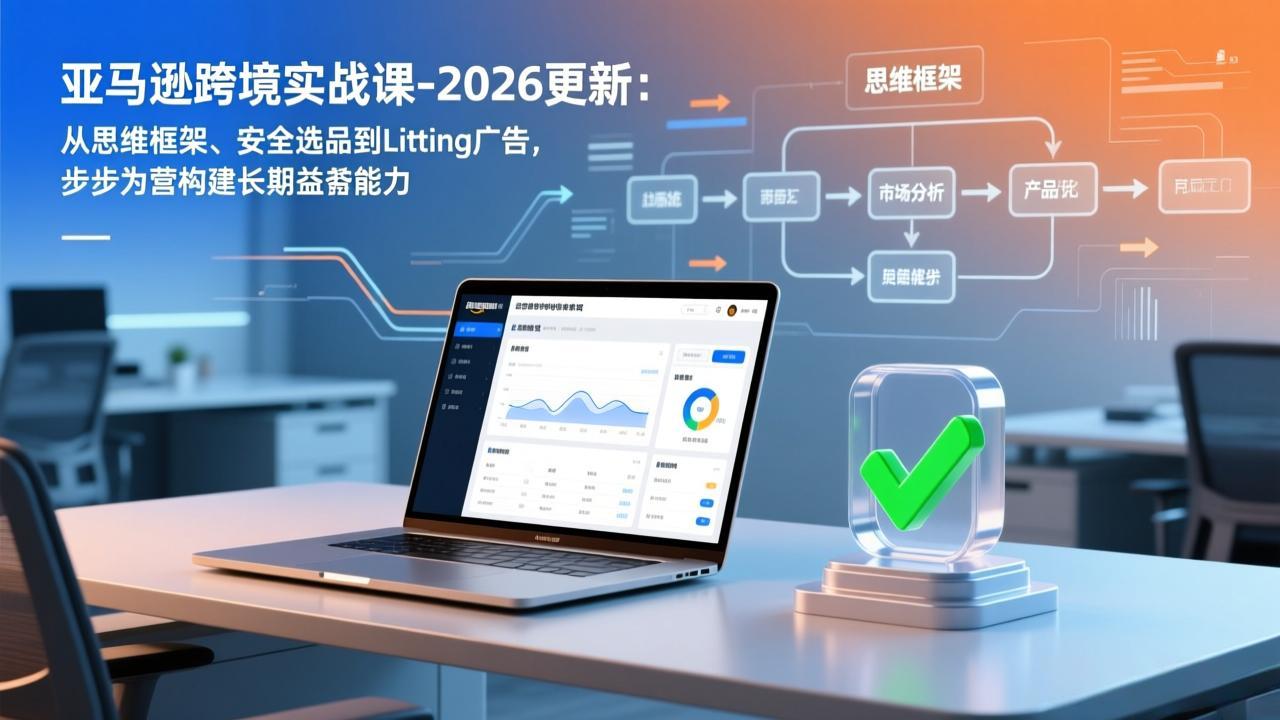 亚马逊跨境实战课-2026更新：从思维框架、安全选品到Listing广告，步步为营构建长期盈利能力-AI学习资源网