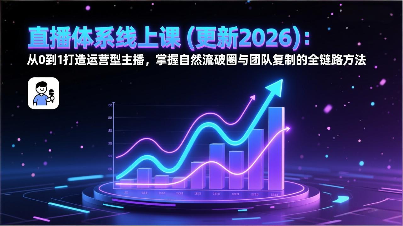 直播体系线上课(更新2026-AI学习资源网