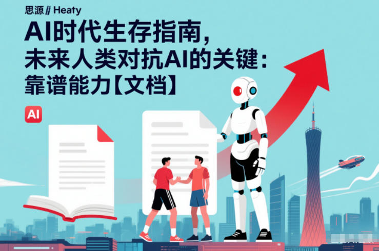 AI时代生存指南，未来人类对抗AI的关键：靠谱能力【文档】-AI学习资源网