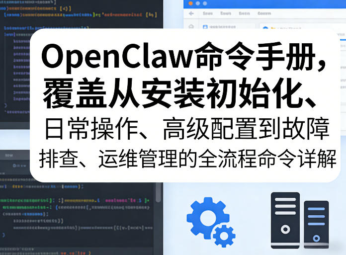 OpenClaw命令手册，覆盖从安装初始化、日常操作、高级配置到故障排查、运维管理的全流程命令详解-AI学习资源网