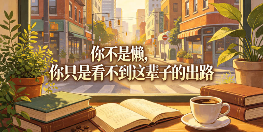 付费文章：你不是懒，你只是看不到这辈子的出路-AI学习资源网